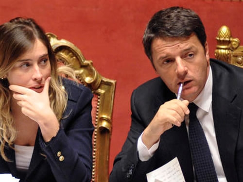 Sfiducia al Governo, Renzi e Boschi messi alle strette Foto